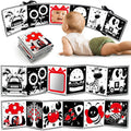 High Contrast Sensory Crinkle Book for Baby's Brain Development