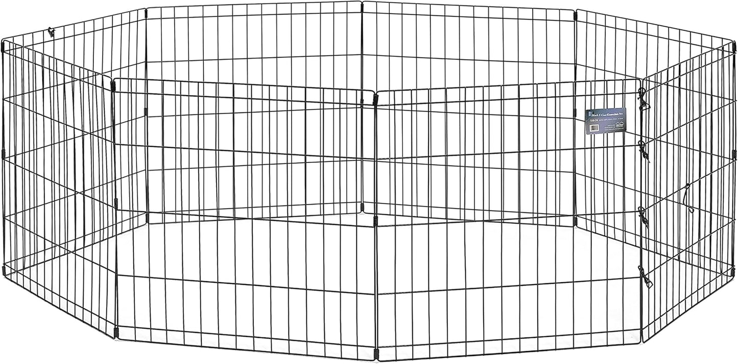 MidWest Folding Metal Dog Exercise Pen for Indoor and Outdoor Use