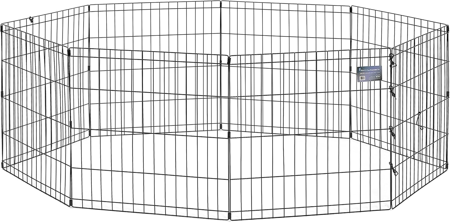 MidWest Folding Metal Dog Exercise Pen for Indoor and Outdoor Use