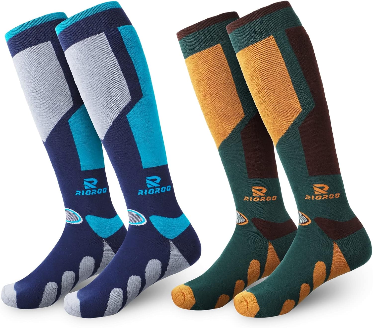 Thermal Knee-High Ski Socks - RIOROO - Warm & Comfortable