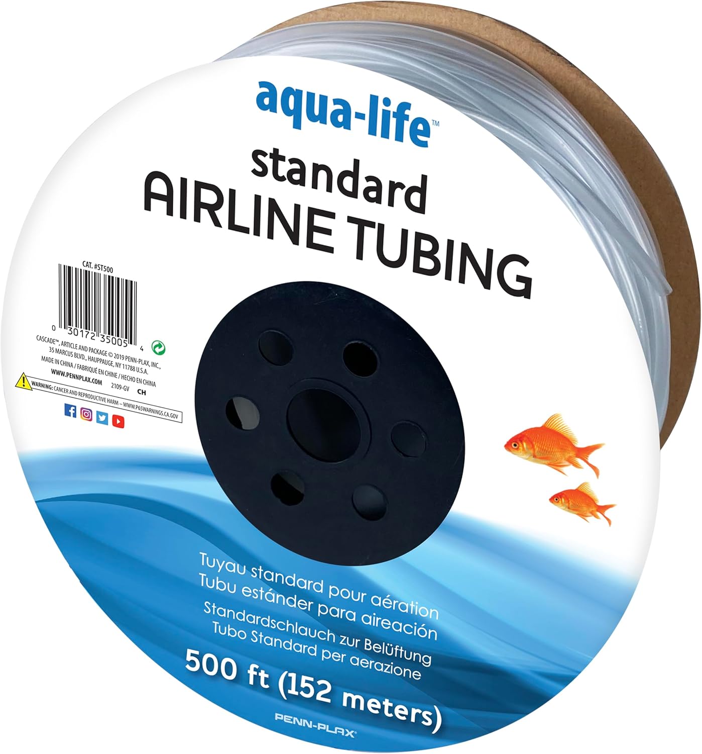 Standard Airline Tubing for Aquariums - Clear and Flexible 500 Feet