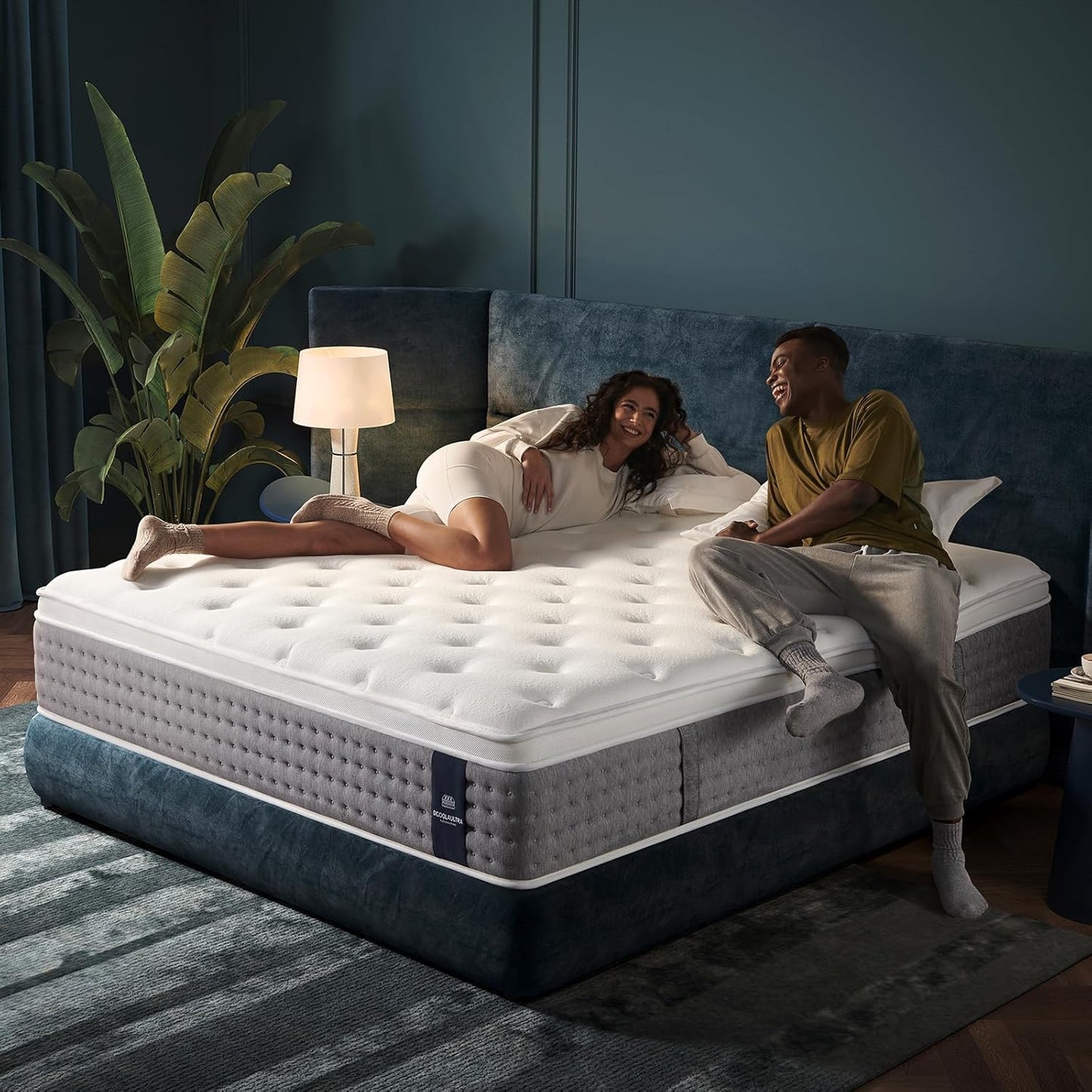 King Mattress 14 Inch Medium Firm Hybrid with Memory Foam Support