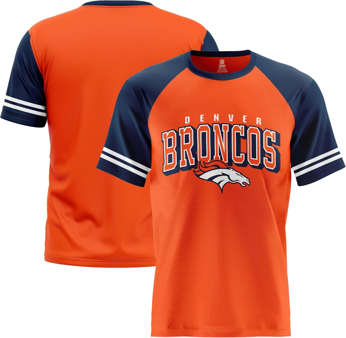 NFL Kids Youth Performance Primary Logo Half Time Jersey T-Shirt