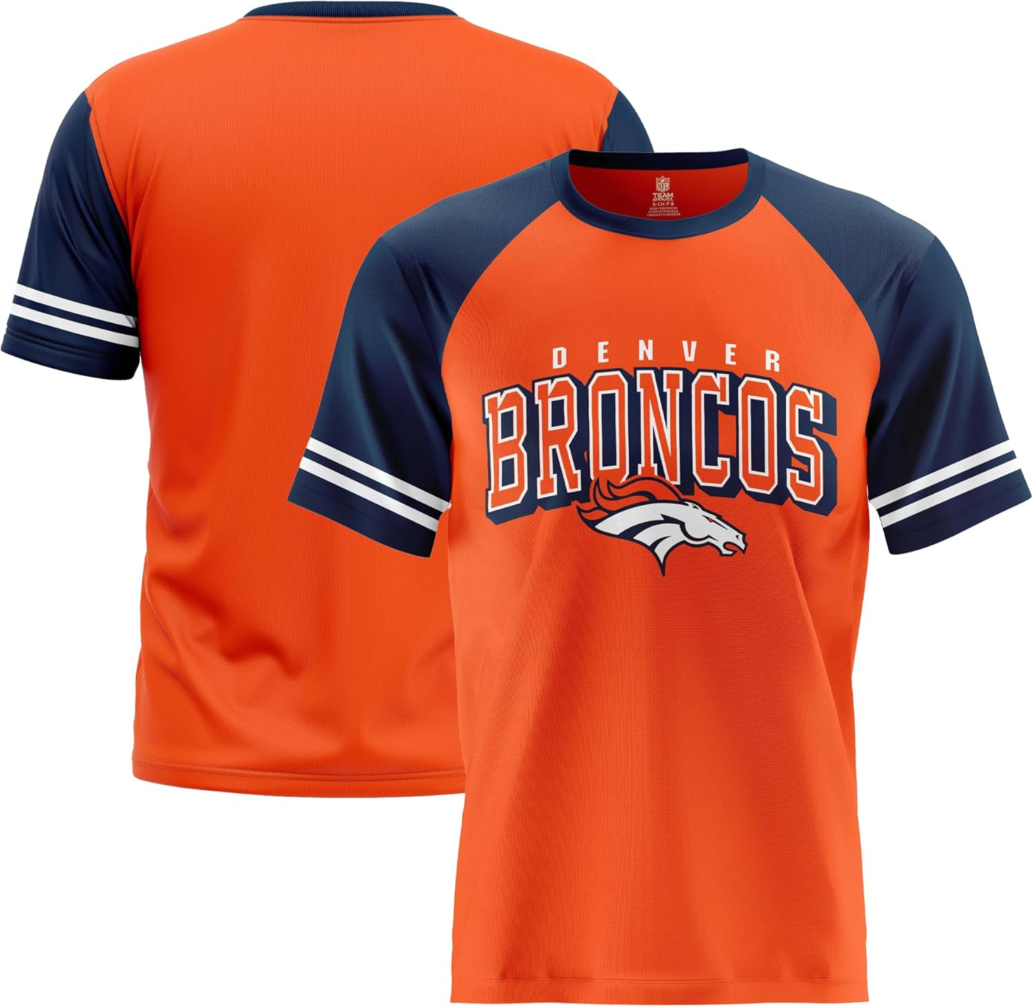NFL Kids Youth Performance Primary Logo Half Time Jersey T-Shirt