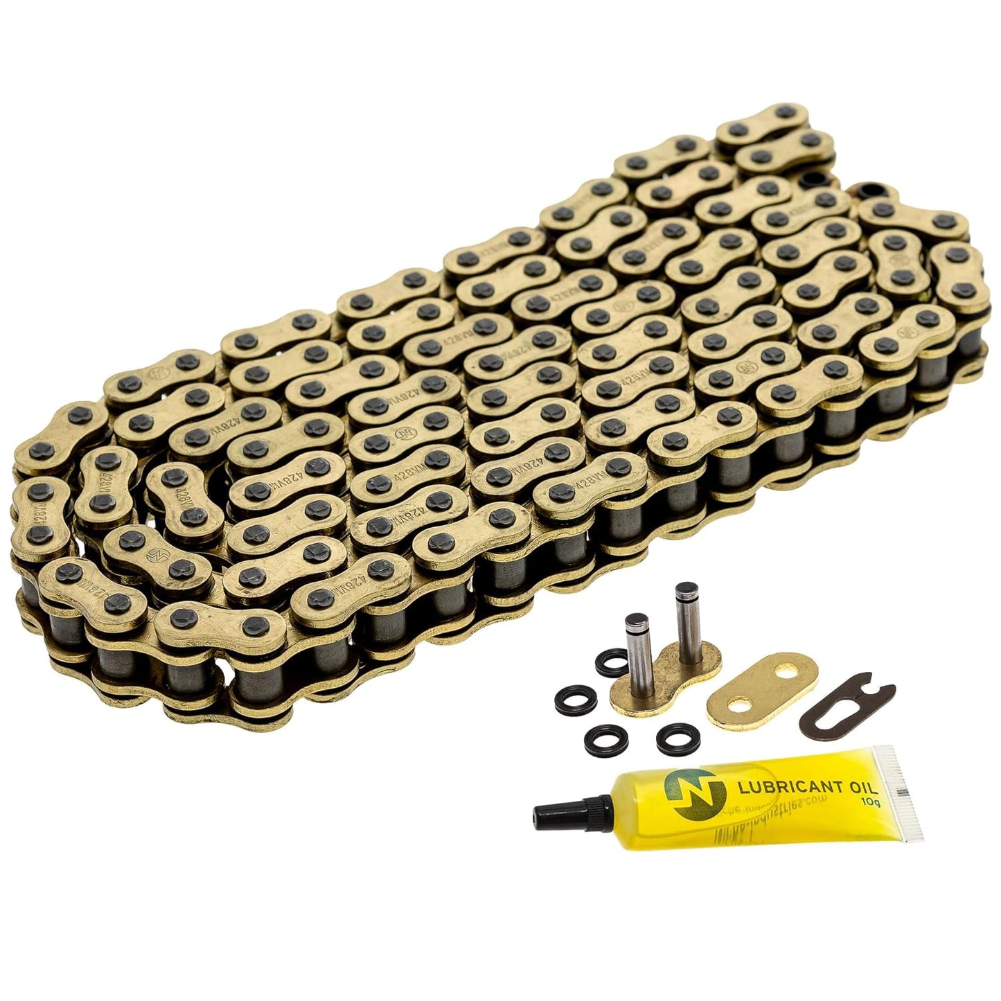 NICHE Gold 428 X-Ring Chain 122 Links for Ultimate Performance