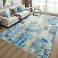 Merelax 5x7 Blue Area Rug for Living Room and Bedroom Decor