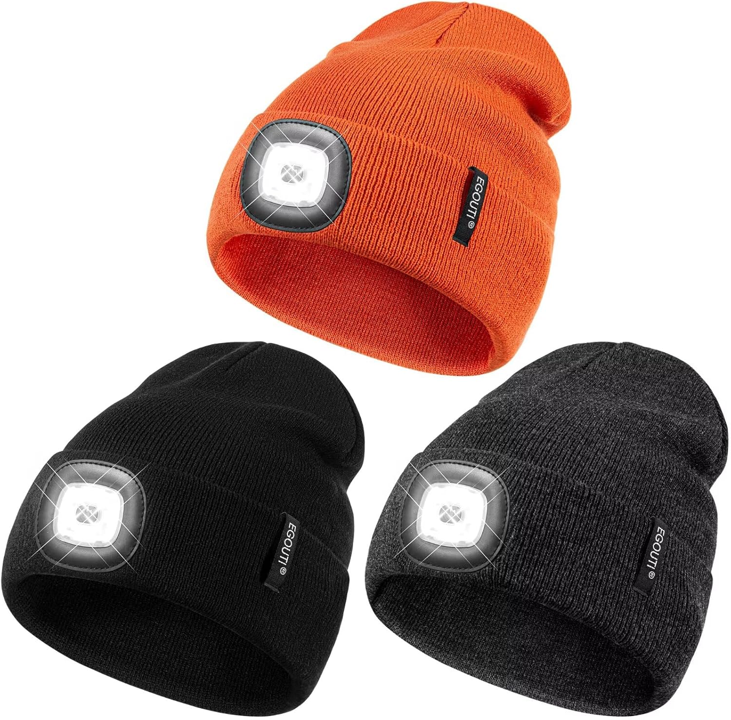 Beanie with Light for Men Women - Stylish Winter Hat with LED