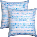 Set of 2 Waterproof Outdoor Cushions for Patio and Sofa Comfort