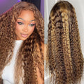 Highlight Ombre 13x6 Deep Wave Lace Front Wigs for Women