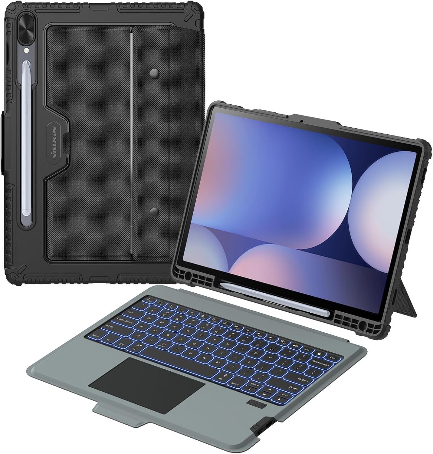 Nillkin Rugged Keyboard Case for Samsung Galaxy Tab S9+/S10