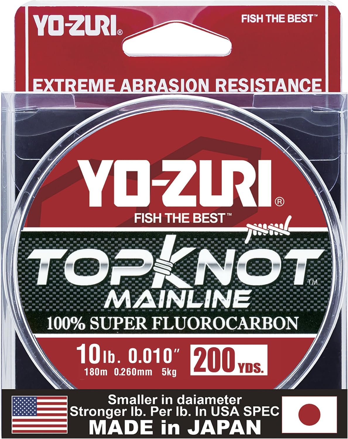 Yo-Zuri Topknot Fluorocarbon Line for Clear Waters