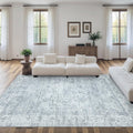 LIVEBOX 9x12 Washable Area Rug for Living Room and Bedroom Decor