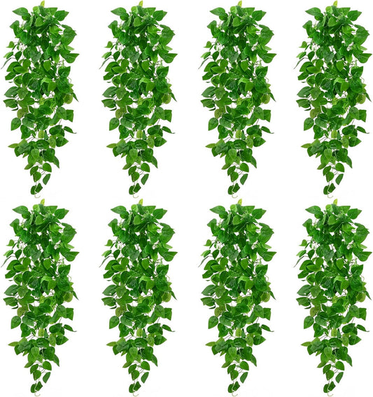 Lush Faux Pothos Vines for Home Decor by BLEUM CADE