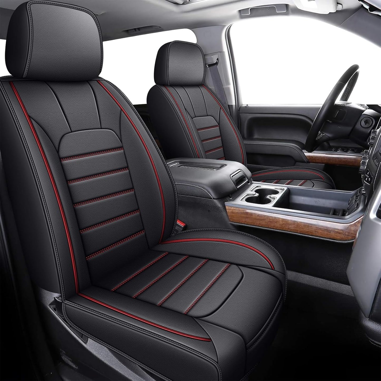 Custom Fit Front Seat Covers for Chevy Silverado 2007-2025