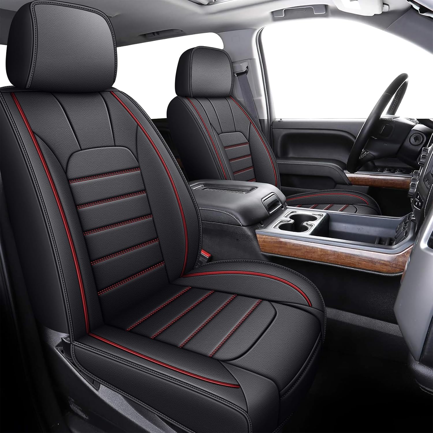 Custom Fit Front Seat Covers for Chevy Silverado 2007-2025