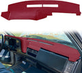 Dash Cover Mat for Chevy Silverado GMC Sierra 1988-1994 - Maroon