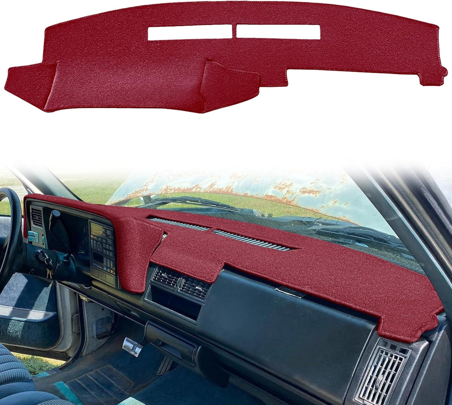 Yiz Dash Cover Mat for Chevy Silverado GMC Sierra 1988-1994