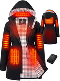 Heated Jackets for Women 18400mAh Battery Pack - Slim Warm Jacket