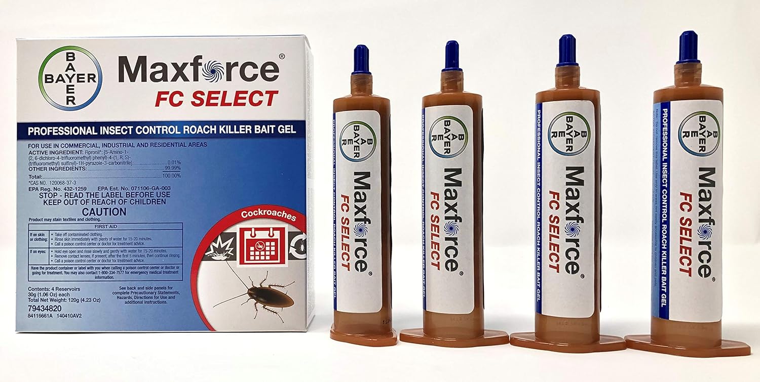 Maxforce FC Select Roach Killer Bait Gel for Effective Control