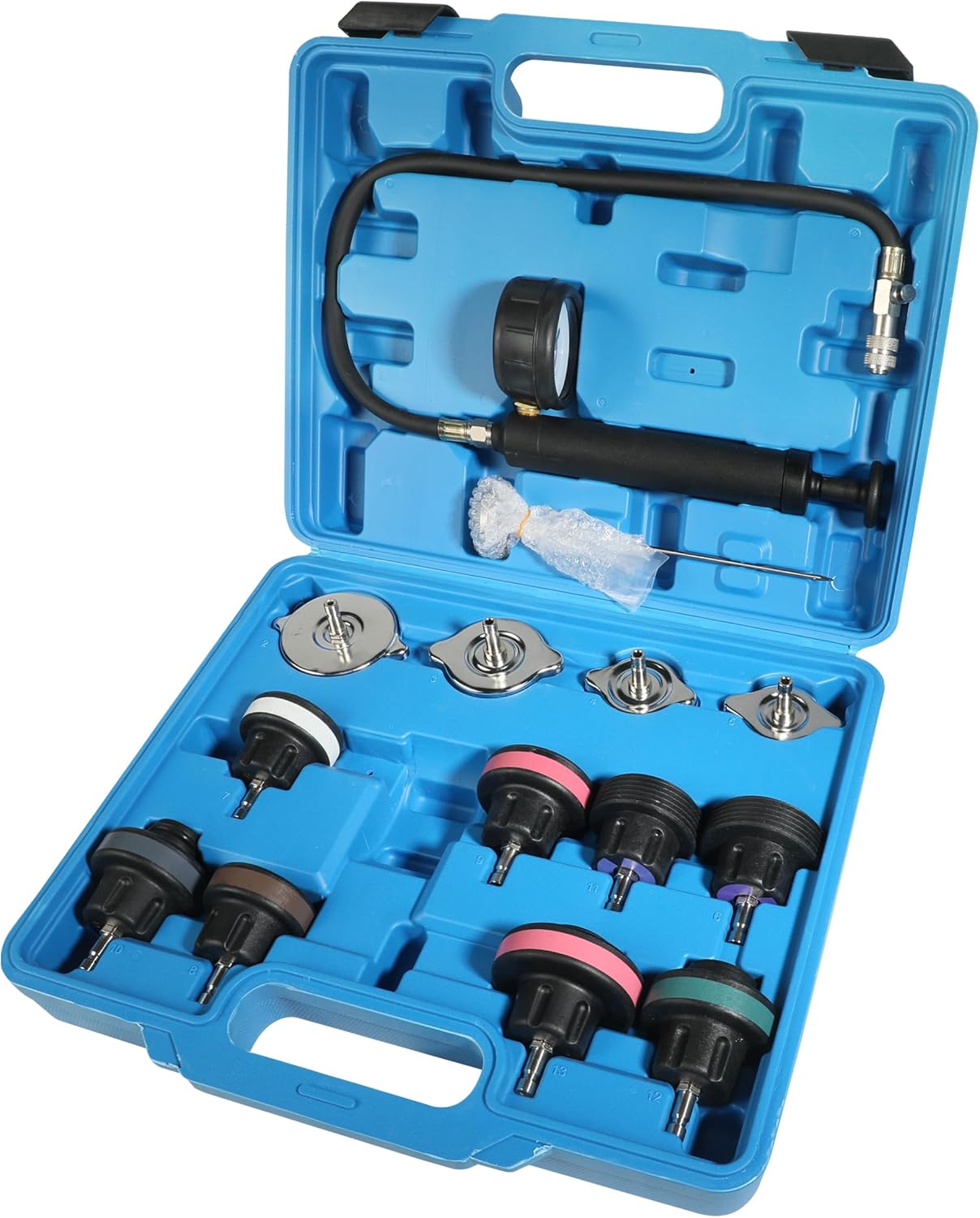 RACOONA Radiator Pressure Tester Kit for Coolant Leak Detection