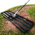 Gardease Lawn Leveling Rake 30in x 10in - Heavy Duty Landscape Rake
