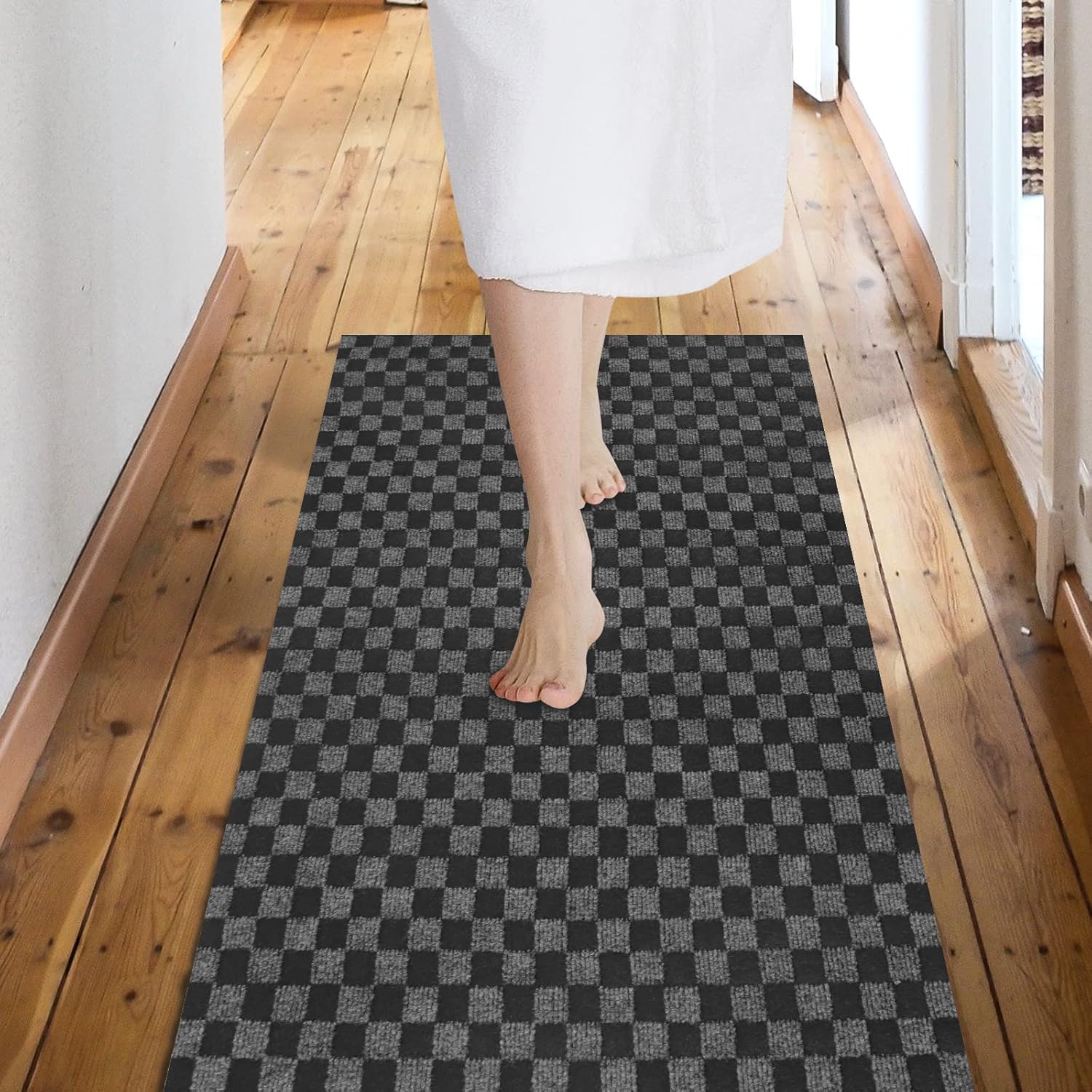Custom Size Non-Slip Area Rugs Runner for Hallway and Kitchen