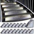 Solar Stair Lights 16 Pack - Bright Waterproof Step Lights for Deck