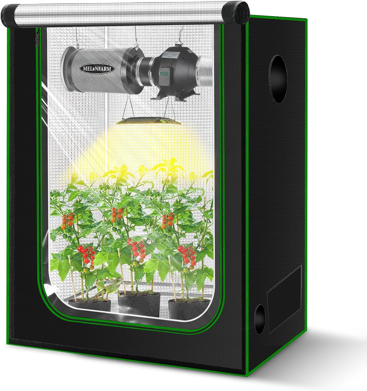 MELONFARM 4x2 Grow Tent for Indoor Hydroponics Growing