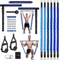 Upgraded Pilates Bar Kit with Resistance Bands Natural Latex - Home