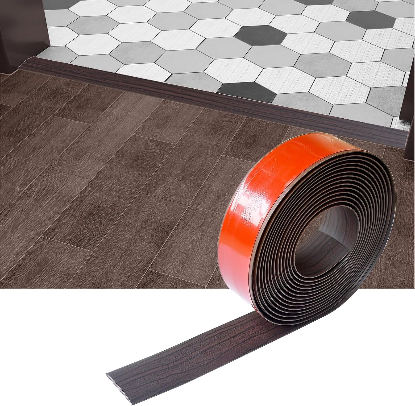 HJ HUAJ Floor/Door Flat Transition Strip for Easy Installation