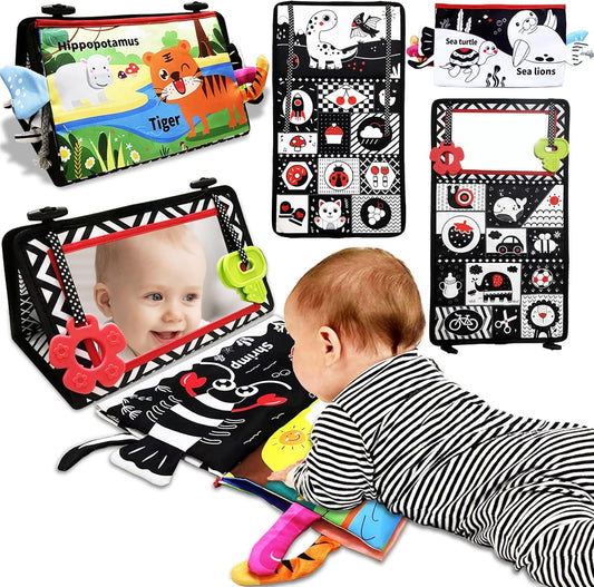 High Contrast Tummy Time Mirror Toy