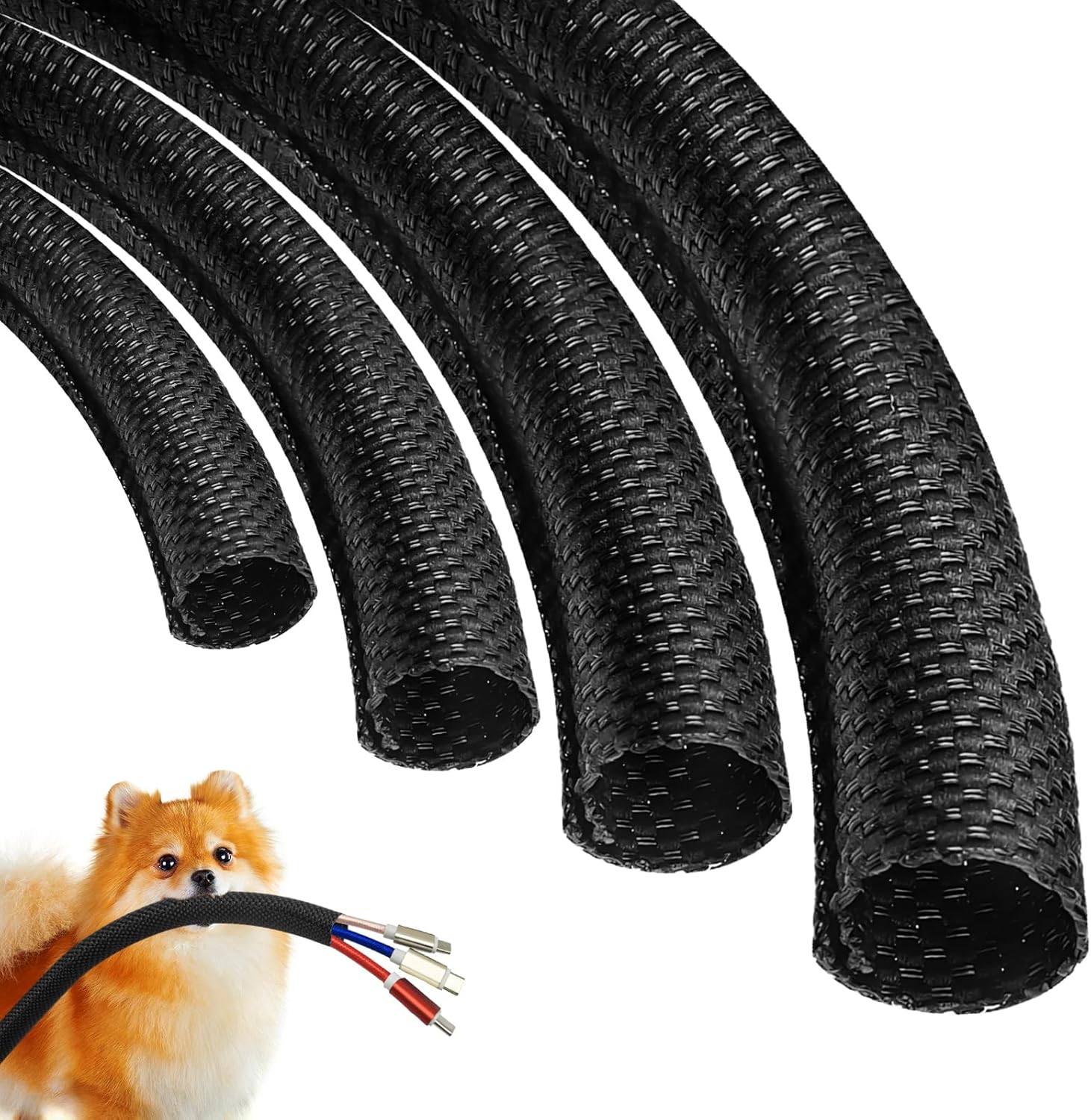 Cat Dog Cord Protectors for Chew-Proof Cable Management