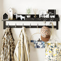 35 in Wall Hooks with Shelf and Mail Organizer - Heavy-Duty Entryway