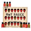 Hot Sauce Inferno Flight Sampler - 21 Skull Mini Bottles