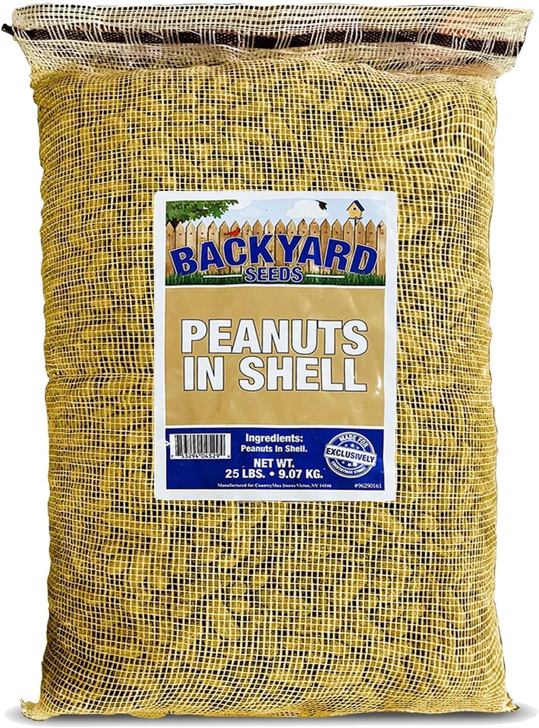 CountryMax in-Shell Raw Peanuts for Wildlife Feeding 25 Pounds