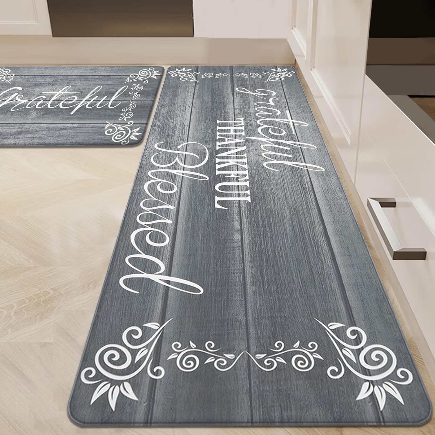 HEBE Anti-Fatigue Kitchen Mats - Comfort & Style