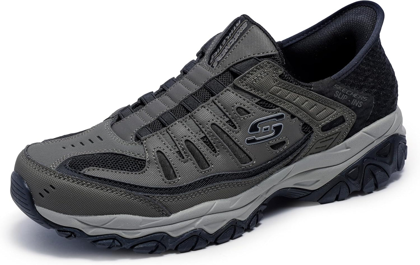 Skechers Men's Afterburn M. Fit Ridgeburn Hands Free Slip-in Loafer