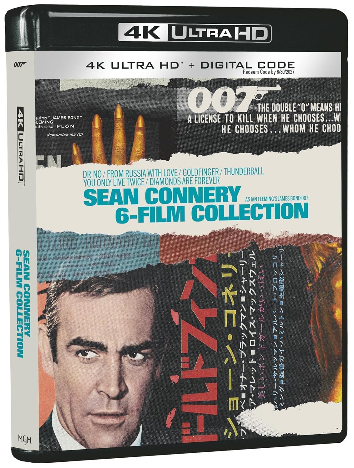 007: James Bond Sean Connery 6-Film Collection in 4K Ultra HD