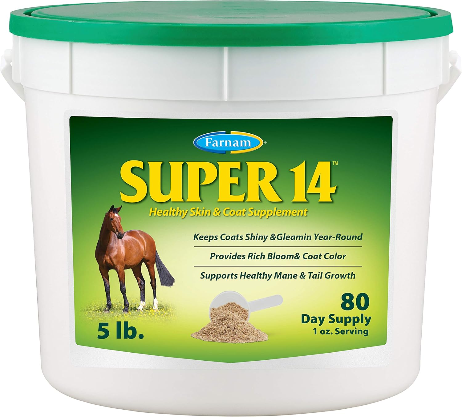 Farnam Super 14 Healthy Skin & Coat Supplement for Horses