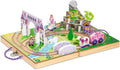 Melissa & Doug 19-Piece Wooden Take-Along Tabletop Kingdom - Portable