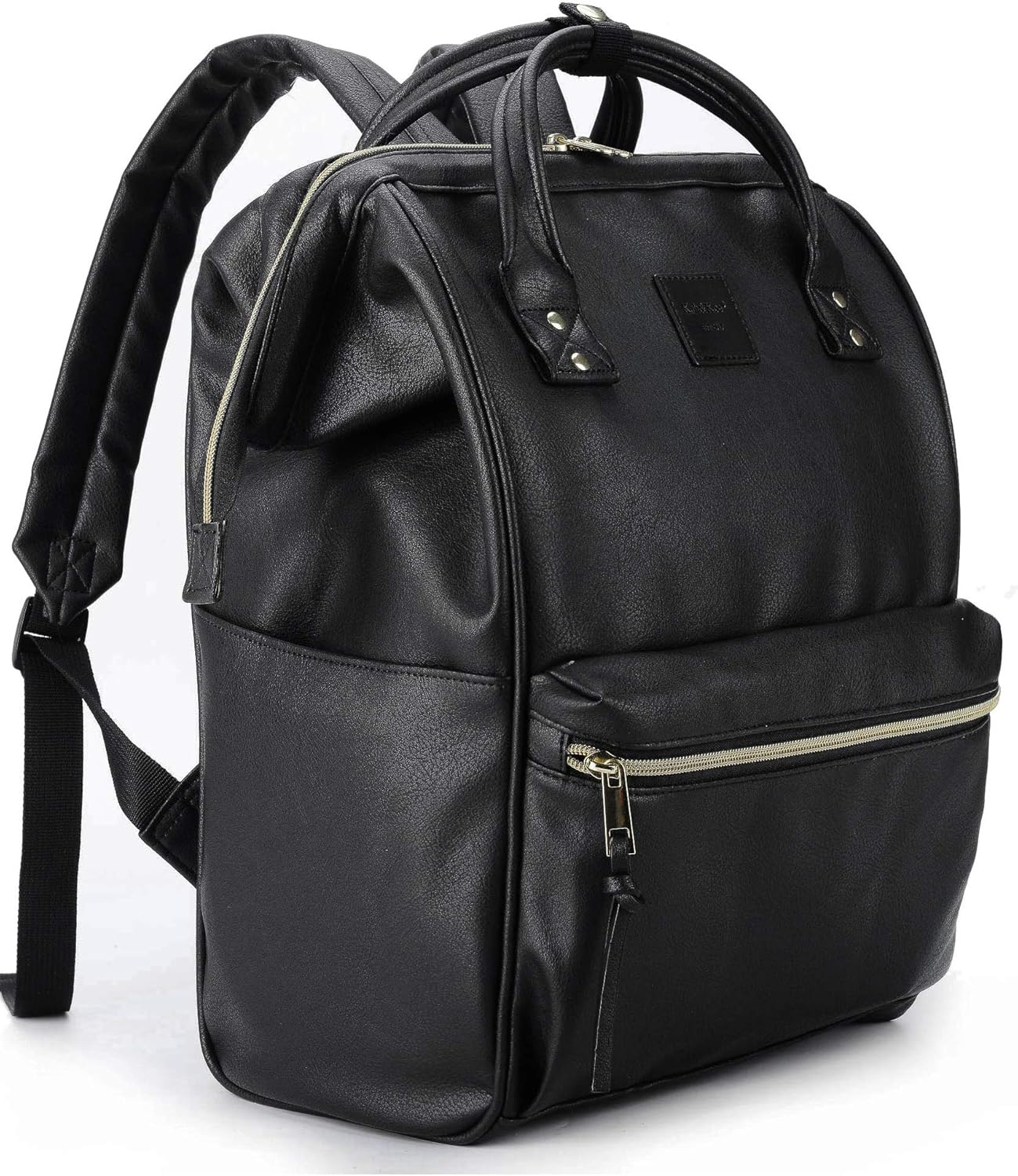 Kah&Kee Leather Backpack for Women and Men - 16-inch Laptop Bag