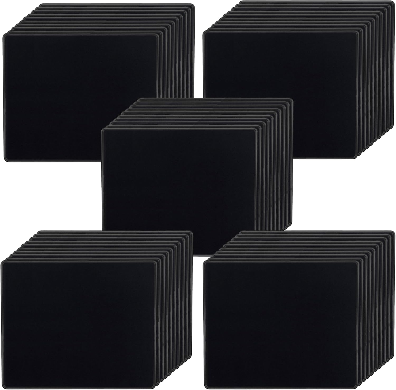 Premium Mouse Pads 50 Pack, Non-Slip Base - SaiTech IT