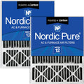 Nordic Pure 20x25x5 Replacement MERV 12 Pleated Air Filters