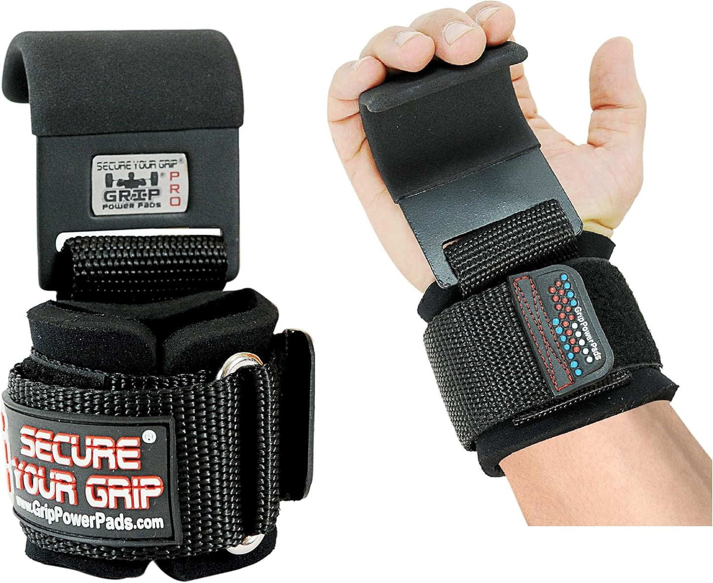 Premium Padded Weightlifting Hooks