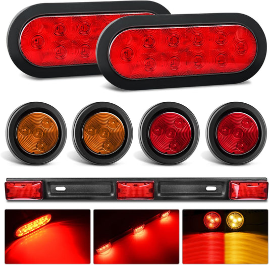 Nilight LED Trailer Light Kit for 12V RVs and Trucks