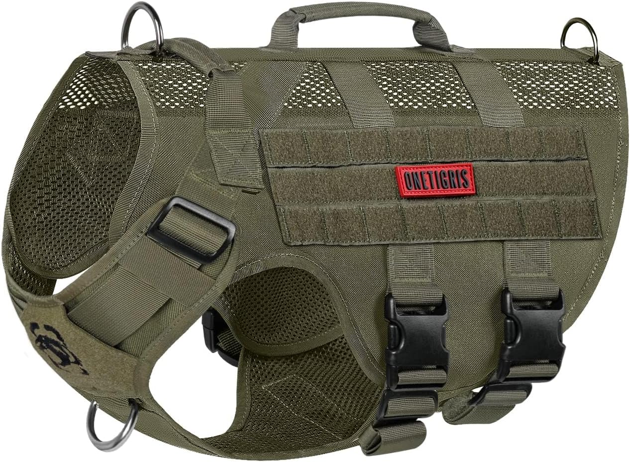OneTigris Tactical Dog Harness for Small Dogs - Breathable Vest