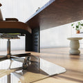 36 x 46 in Office Chair Mat for Carpet - Tempered Glass, Effortless