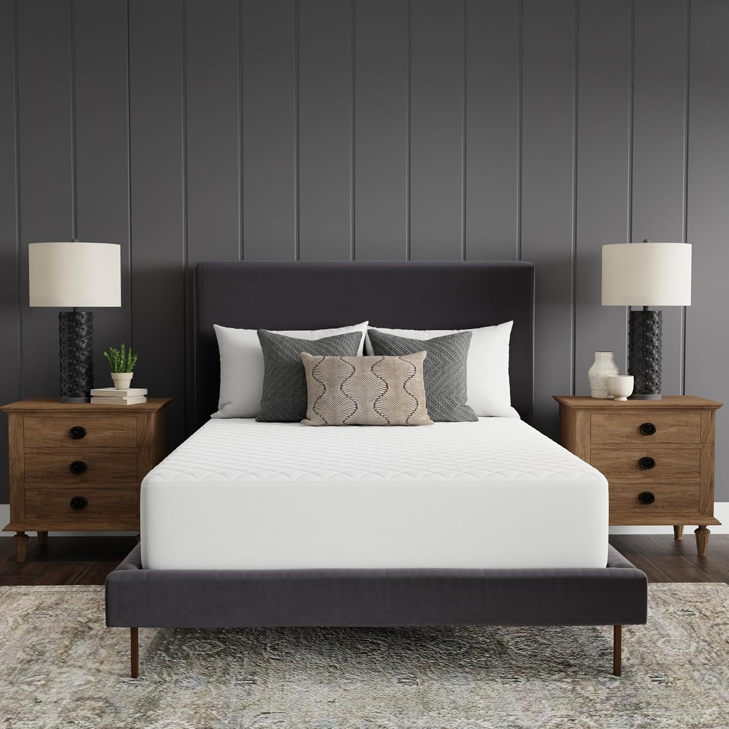 Sealy Luxury Cotton Fitted Mattress Pad for Full Size Beds