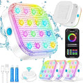 LED Pool Light Rechargeable Smart Magnetic Underwater Light - App