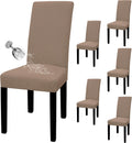 Waterproof Dining Room Chair Cover Set of 6 for Parson Chairs